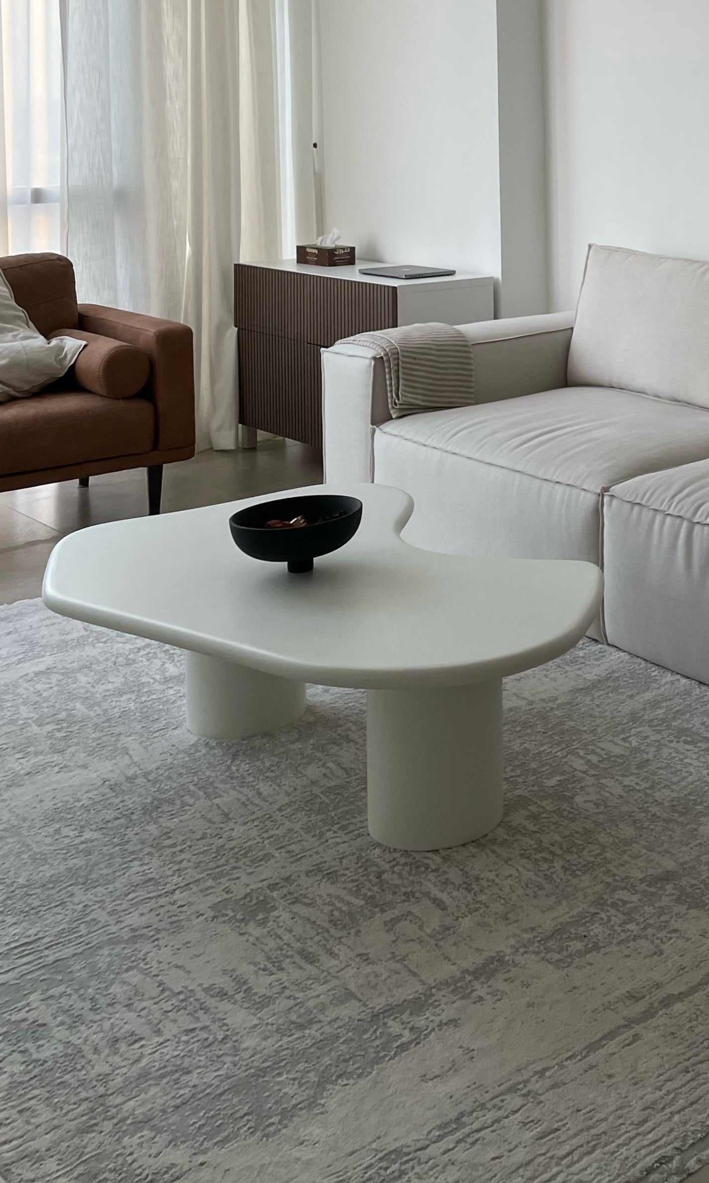 The Eliza Coffee Table in Microplaster