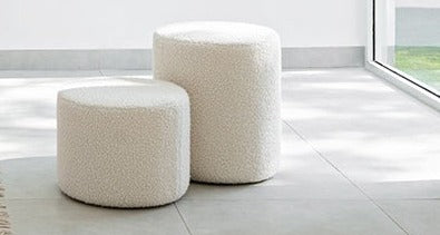 The Mimi Pouf in Boucle